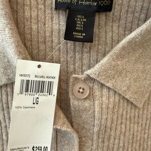 House of Harlow 1960 Cashmere Sweater in Nut Shell